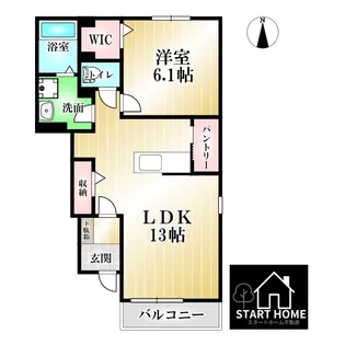 パストラーレA【1階】の間取り