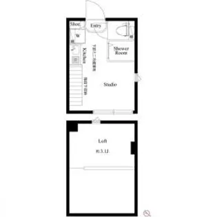 ハーモニーテラス東池袋【2階】の間取り
