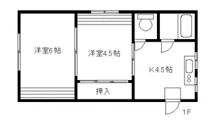 みさとハイツ【1階】の間取り