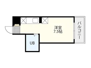 グロワール中広【2階】の間取り