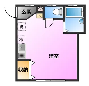 アップルホーム元住吉【1階】の間取り