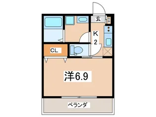 アークフォート杉田【2階】の間取り