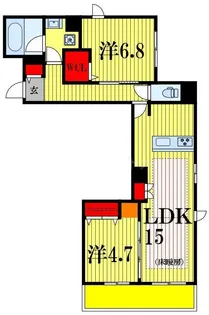 Victoire南流山【6階】の間取り