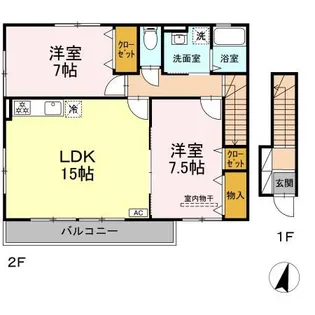 グランドブルージュの間取り