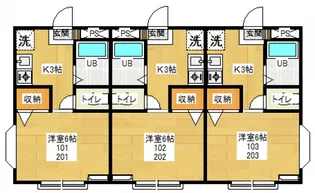 ミネオハイツ【2階】の間取り