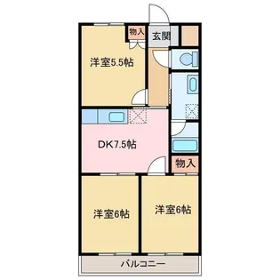 第7水野マンション【2階】の間取り