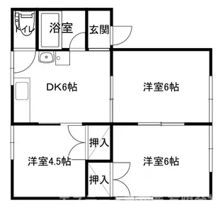 コーポ伊藤II【1階】の間取り