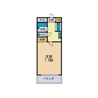 パルム松枝【3階】の間取り
