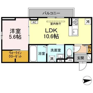 RESUA向中野C棟【2階】の間取り