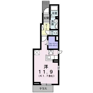あかしあ【1階】の間取り