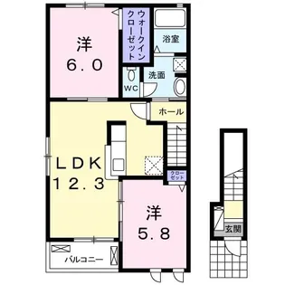 エールI【2階】の間取り