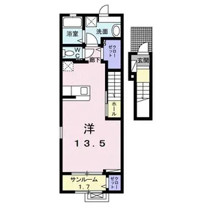 イーストビースティ II【2階】の間取り