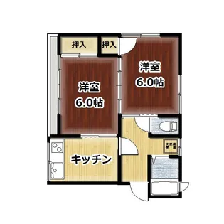 那須アパート【2階】の間取り