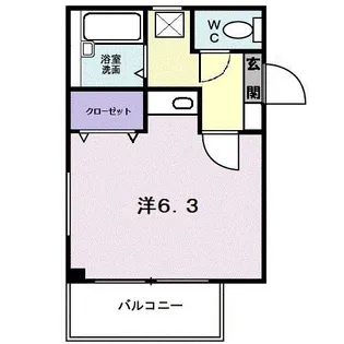 ディアコート【1階】の間取り