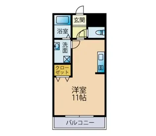 フォルビート博多【2階】の間取り