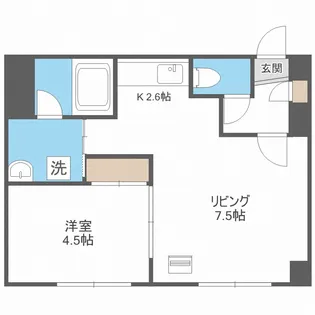 エポック南7条館【2階】の間取り