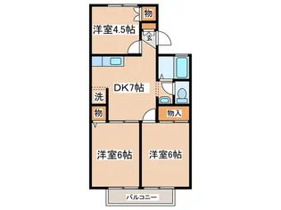フェニックスタウンA棟【2階】の間取り