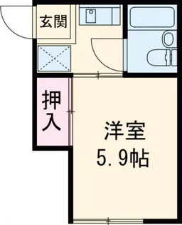 コンフォーレ武蔵境【2階】の間取り