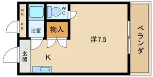 フローレンス司【4階】の間取り