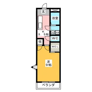 オークヒルズ【2階】の間取り