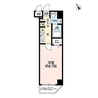 プレール・ドゥーク田園調布南【5階】の間取り
