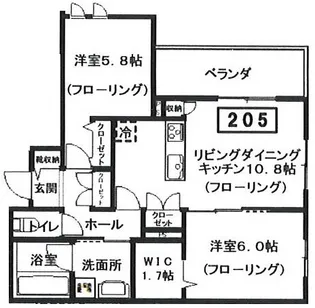 仮)へーベルメゾン宮前2丁目【2階】の間取り