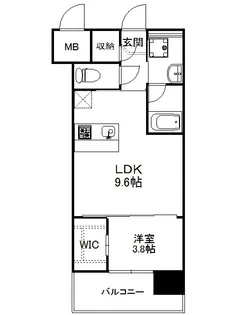 ALFACIO De Clave【14階】の間取り