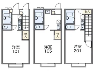 レオパレスVoyage【1階】の間取り