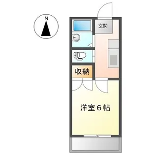 フジメゾンコート【1階】の間取り
