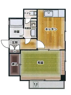 グランドールハイツ【3階】の間取り