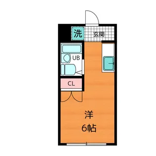 服部コーポ【3階】の間取り