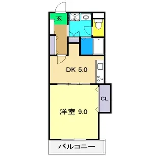 すばる【3階】の間取り