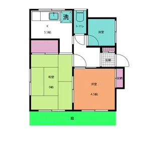 サンハイツ【1階】の間取り