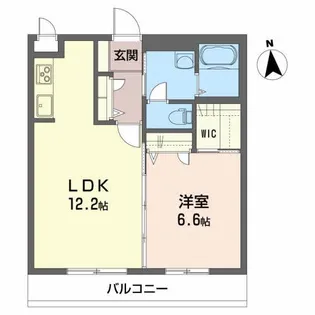 メゾンマスト南白土【3階】の間取り