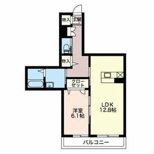 シャーメゾン曙【2階】の間取り