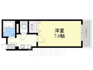 ランドロード・トミオ【2階】の間取り
