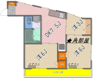 メゾン西山【2階】の間取り