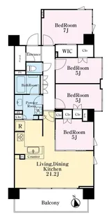 パークホームズ西船橋ザ レジデンス【3階】の間取り