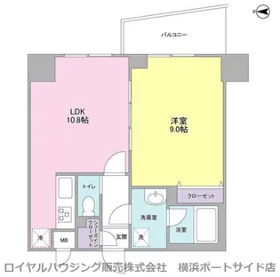 プレディアスタイル横濱沢渡【5階】の間取り