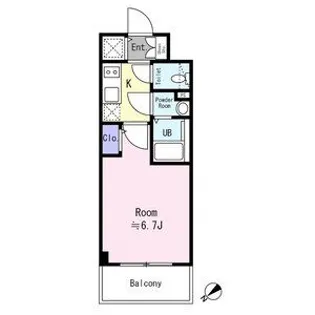 エスリード ザ・グラン大阪サウス【3階】の間取り