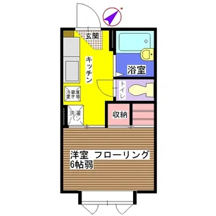 サニーハイツ 1【2階】の間取り