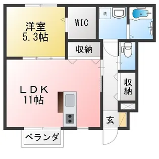 LULL ANGE【1階】の間取り