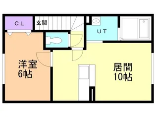 グランモア三好A【2階】の間取り