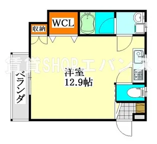 コルビジェ【2階】の間取り
