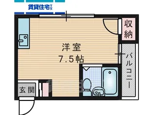 プラザ香里【3階】の間取り
