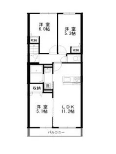 パークス【2階】の間取り