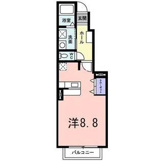 クローバーA【1階】の間取り