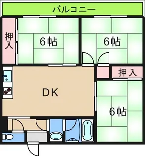 エイトビル岸里【5階】の間取り