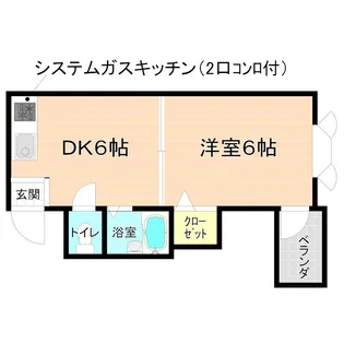 メゾンイングス【3階】の間取り