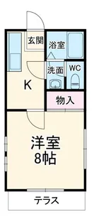 浦和ガーデンハウスII【1階】の間取り